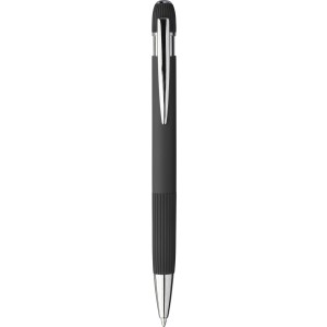 Recycled aluminium ballpen Mael, black
