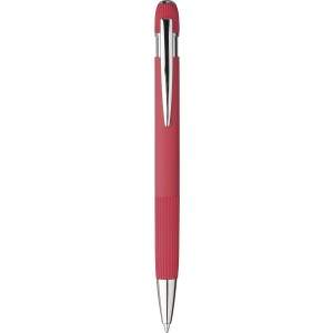 Recycled aluminium ballpen Mael, red
