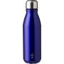 Recycled aluminium bottle (550 ml) Adalyn, blue