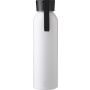 Recycled aluminium bottle (650 ml) Ariana, black