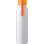 Recycled aluminium bottle (650 ml) Ariana, orange