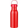 Recycled aluminium bottle Jakob, red