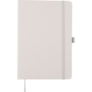 Recycled biowaste and carton notebook A5 Gertrud, khaki (Notebooks)