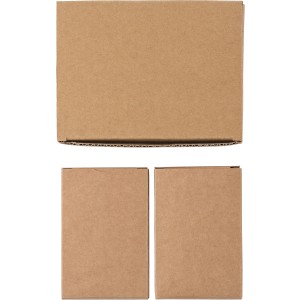 Recycled carton card decks Arwen, Brown/Khaki (Games)