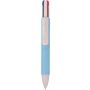 Recycled carton four-color ballpen Deborah, light blue