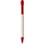 Recycled milk carton ballpen Heike, red