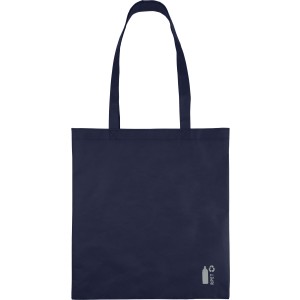Recycled nonwoven (80 gsm) shopping bag Vian, blue