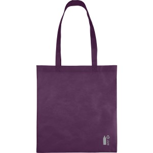 Recycled nonwoven (80 gsm) shopping bag Vian, purple