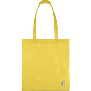 Recycled nonwoven (80 gsm) shopping bag Vian, yellow