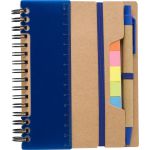 Recycled paper notebook Angela, blue (9182-05)