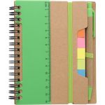 Recycled paper notebook, Light green (9182-29)