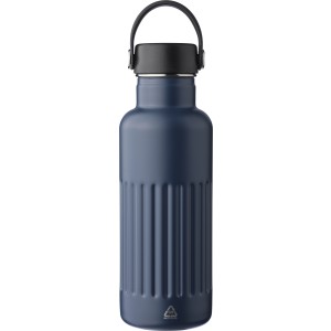 Recycled stainless steel drinking bottle (500 ml) Lior, blue