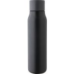 Recycled stainless steel drinking bottle (600 ml) Cassian, b (1202790-01)