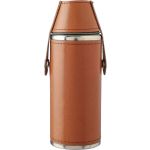 Recycled stainless steel flask Brock, brown (1171294-11)