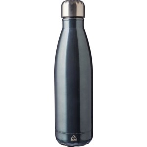 Recycled stainless steel single-walled flask 650 ml Cliff, g (Water bottles)