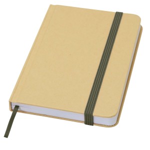 Reed A6 recycled hard cover notebook with plain pages, Fores (Notebooks)