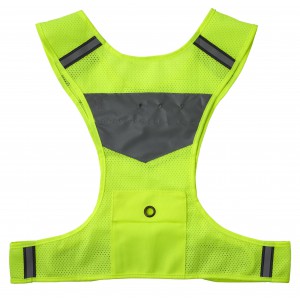 Nylon (600D) safety vest Minna, yellow (Reflective items)