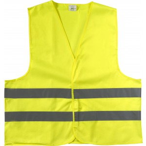 Polyester (150D) safety jacket Arturo, yellow, M (Reflective items)