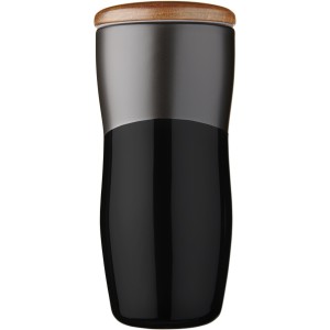 Reno 370 ml ceramic tumbler, Black (Glasses)