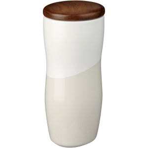 Reno 370 ml ceramic tumbler, White (Glasses)