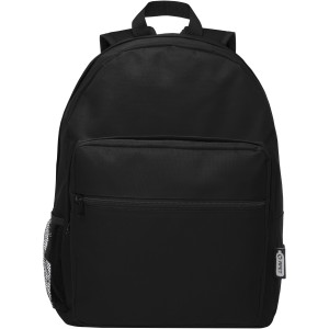 Retrend RPET backpack, Solid black (Backpacks)