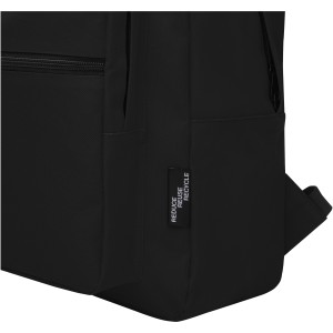 Retrend RPET backpack, Solid black (Backpacks)