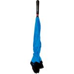 Reversible, twin-layer umbrella, light blue (7963-18)