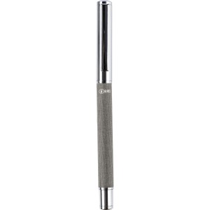 Brass rollerball pen Luan, grey