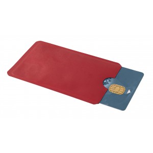 RFID card holder, red (Wallets)