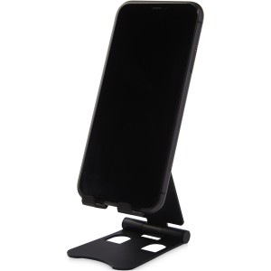 Rise foldable phone stand, Solid black (Office desk equipment)