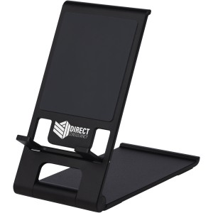 Rise slim aluminium phone stand, Solid black (Office desk equipment)