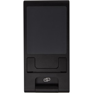 Rise slim aluminium phone stand, Solid black (Office desk equipment)