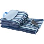 Riviera water-resistant picnic outdoor blanket, White,Blue (10013700)