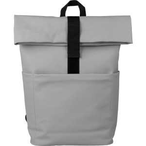 PU leather backpack Senta, grey