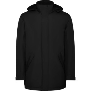 America men's padded parka jacket, Solid black