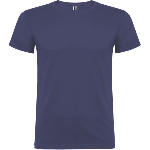 Beagle short sleeve men's t-shirt, Blue Denim