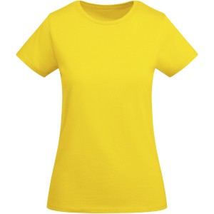 Breda short sleeve women's t-shirt, Yellow