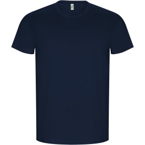 Golden short sleeve men's t-shirt, Navy Blue