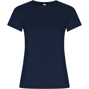Golden short sleeve women's t-shirt, Navy Blue