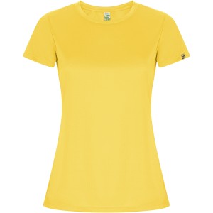 Imola short sleeve women's sports t-shirt, Yellow