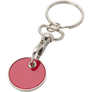 Rory keyring with trolley coin, Red (Keychains)