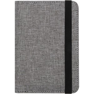 Ross GRS RPET RFID passport holder, Heather grey (Travel items)