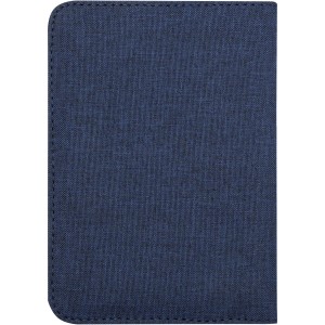 Ross GRS RPET RFID passport holder, Heather navy (Travel items)