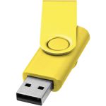 Rotate-metallic 2GB USB flash drive, Yellow (12350706)