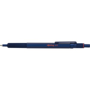 Rotring 600 ballpoint pen, blue (Metallic pen)