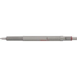 Rotring 600 ballpoint pen, silver