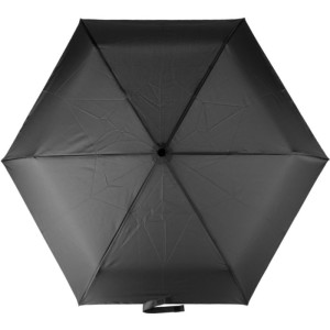 rPET 190T umbrella Cynthia, black (Foldable umbrellas)