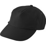 RPET cap, black (9343-01)