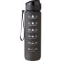 RPET drinking bottle (1000 ml) Brinley, black