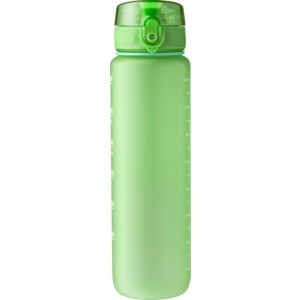 RPET drinking bottle (1000 ml) Brinley, light green (Sport bottles)